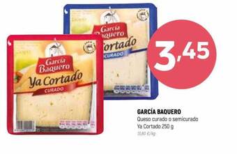 Coviran García Baquero Queso Curado O Semicurado Ya Cortado oferta