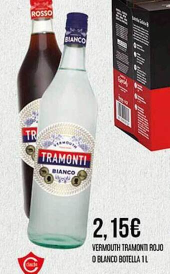 Claudio Vermouth Tramonti Rojo O Blanco Botella1l oferta