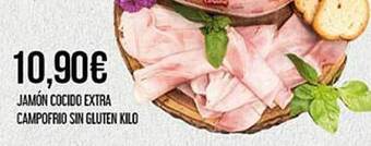 Claudio Jamón Cocido Extra Campofrio Sin Gluten Kilo oferta