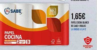 Claudio Papel Cocina Blanco Ifa Sabe 4 Rollos oferta