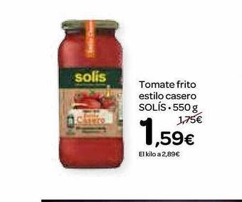 Dialprix Tomate Frito Estilo Casero Solís oferta