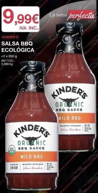 Costco Kinder's Salsa Bbq Ecológica oferta