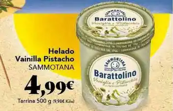 Gadis Helado Vainilla Pistacho Sammotana oferta