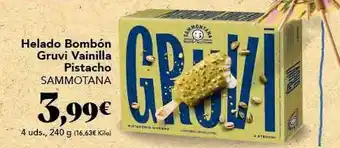 Gadis Helado Bombón Gruvi Vainilla Pistacho Sammotana oferta