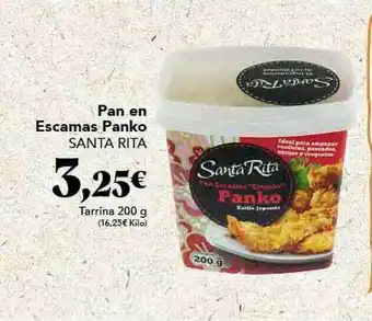 Gadis Pan En Escamas Panko Santa Rita oferta