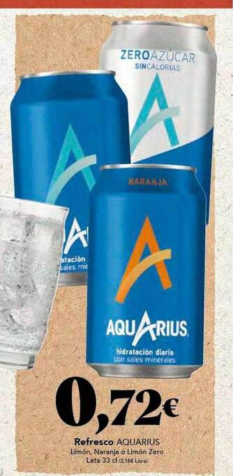 Gadis Refresco Aquarius oferta