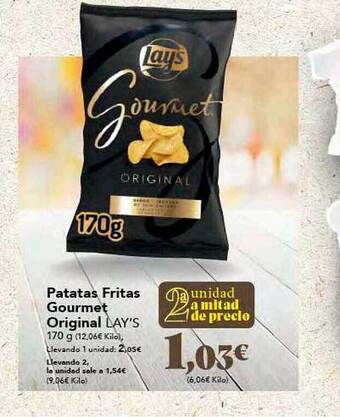 Gadis Patatas Fritas Gourmet Original Lay's oferta