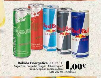 Gadis Bebida Energética Red Bull oferta
