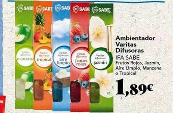 Gadis Ambientador Varitas Difusoras Ifa Sabe oferta