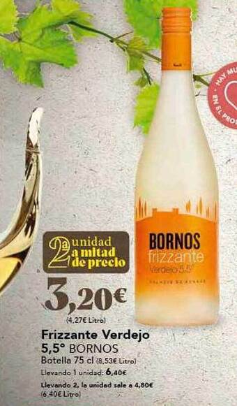 Gadis Frizzante Verdejo 5.5° Bornos oferta