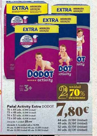 Gadis Pañal Activity Extra Dodot oferta