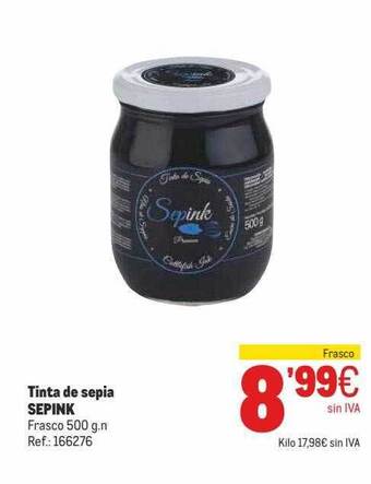 Makro Tinta De Sepia Sepink oferta
