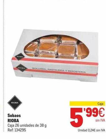 Makro Sobaos Rioba oferta