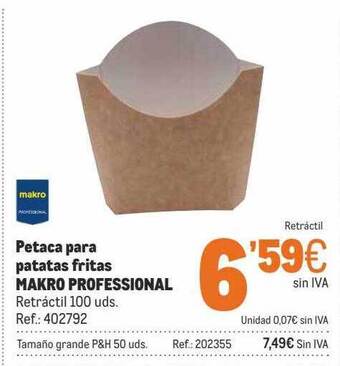Makro Petaca Para Patatas Fritas Makro Professional oferta