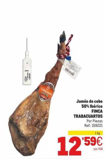 Makro Jamón De Cebo 50% Ibérico Finca Trabacuartos oferta