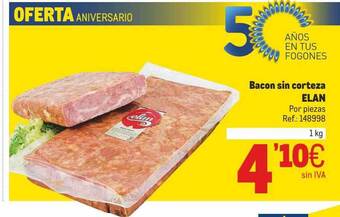 Makro Bacon Sin Corteza Elan oferta