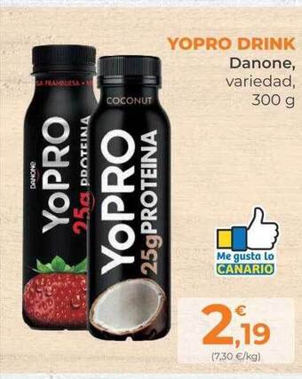 SPAR Gran Canaria Yopro Drink Danone oferta