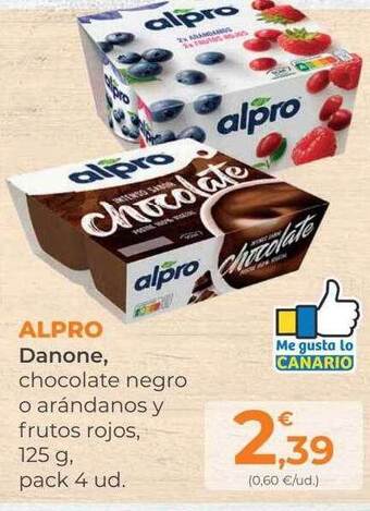 SPAR Gran Canaria Alpro Danone oferta