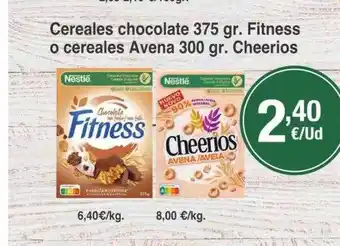 Spar La Palma Cereales Chocolate Fitness O Cereales Avena Cheerios oferta