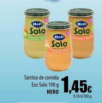 SPAR Lanzarote Tarritos De Comida Eco Solo Hero oferta