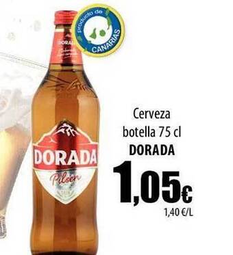 SPAR Lanzarote Cerveza Botella Dorada oferta