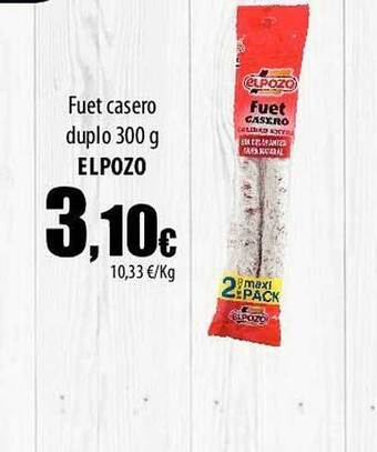 SPAR Lanzarote Fuet Casero Duplo Elpozo oferta