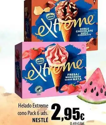 SPAR Lanzarote Helado Extreme Cono Nestlé oferta