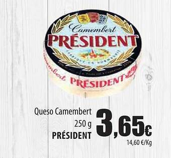 Spar Tenerife Queso Camembert Président oferta