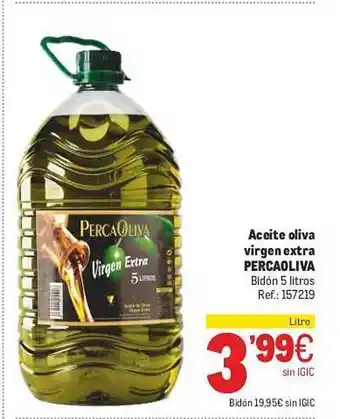 Makro Aceite Oliva Virgen Extra Percaoliva oferta