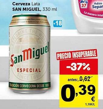 Masymas Cerveza San Miguel oferta
