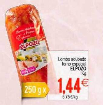 Plenus Supermercados Lombo Adubado Forno Especial Elpozo oferta