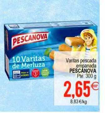 Plenus Supermercados Varitas Pescada Empanada Pescanova oferta