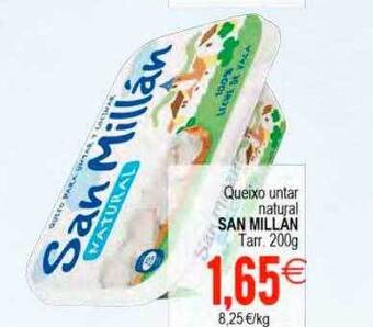 Plenus Supermercados Queixo Untar Natural San Millan oferta