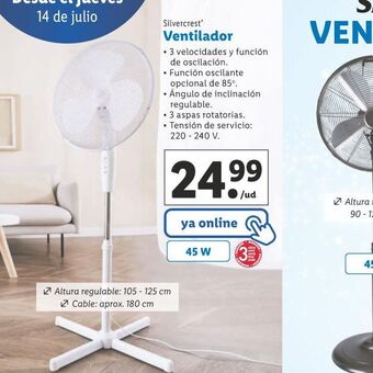 Lidl Ventilador oferta