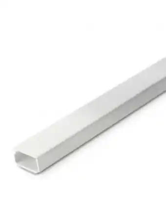 ferrOkey Canaleta electricidad instalacion adhesiva 21x11,5mm inofix blanco 2408-2g oferta