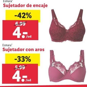 Lidl Sujetador con aros oferta