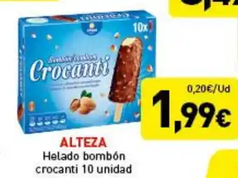 Hiperber Alteza Helado bombón crocanti 10 unidad oferta
