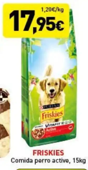 Hiperber Friskies Comida perro active 15 kg oferta