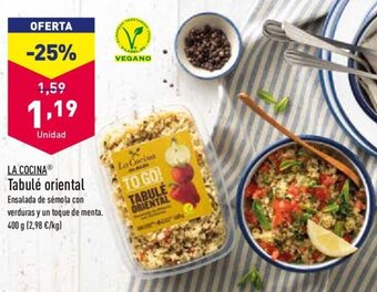 ALDI La Cocina Tabulé oriental 400 g oferta