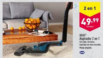 ALDI Quigg Aspirador 2 en 1 oferta
