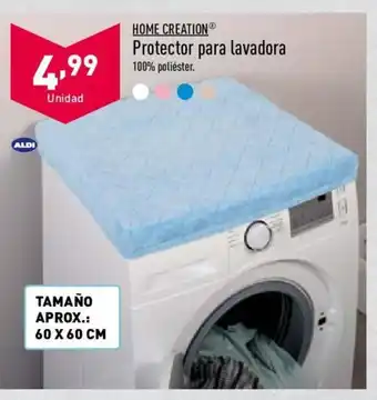 ALDI Home Creation Protector para lavadora 60 x 60 cm oferta