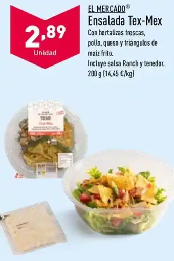 ALDI El Mercado Ensalada Tex-Mex 200g oferta