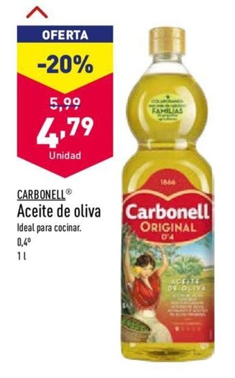 ALDI Carbonell Aceite de oliva 1 l oferta