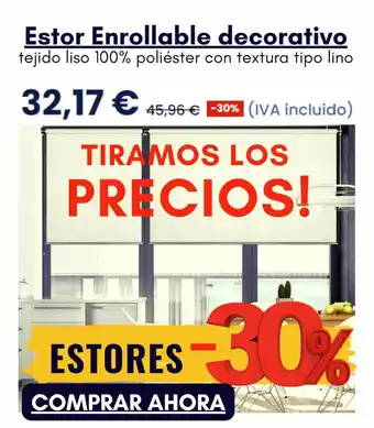 Estor Enrollable Decorativo