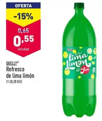 ALDI Quelly Refresco de lima limón oferta