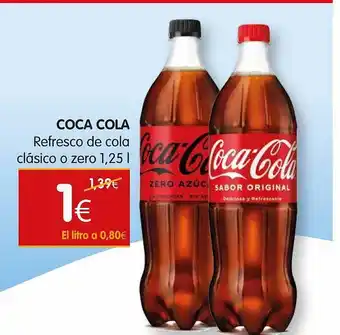 Dicost Coca Refresco De Cola Clásico O Zero oferta
