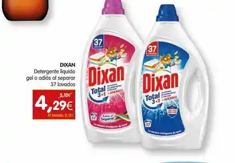 Dicost Dixan Detergente Líquido Gel O Adiós Al Separar oferta