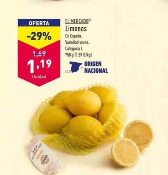 ALDI El Mercado Limones oferta
