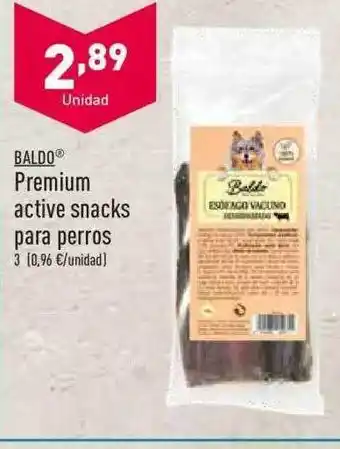 ALDI Baldo Premium Active Snacks Para Perros oferta
