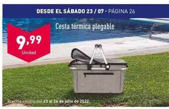 ALDI Cesta Térmica Plegable oferta